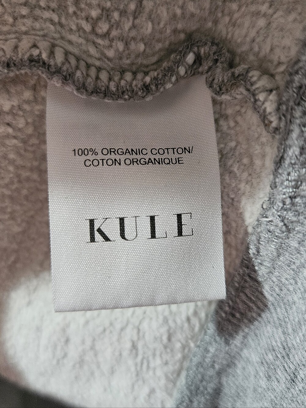 KULE Oversized Smile Crewneck Sweatshirt Organic Cotton S - Picture 13 of 13